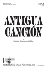 Antigua Cancion SSAA choral sheet music cover